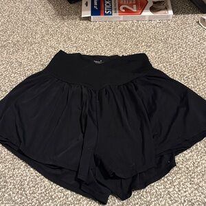 Amazon Black Layered Women's Athletic Skort Shorts